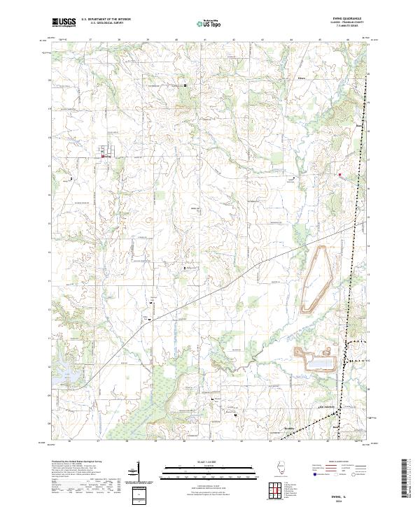 USGS Topographic Map – Ewing