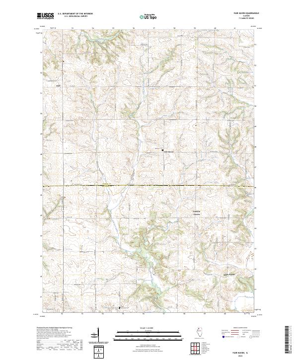 USGS Topographic Map – Fair Haven