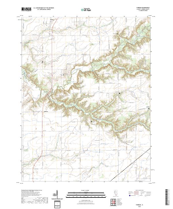 USGS Topographic Map – Fairman