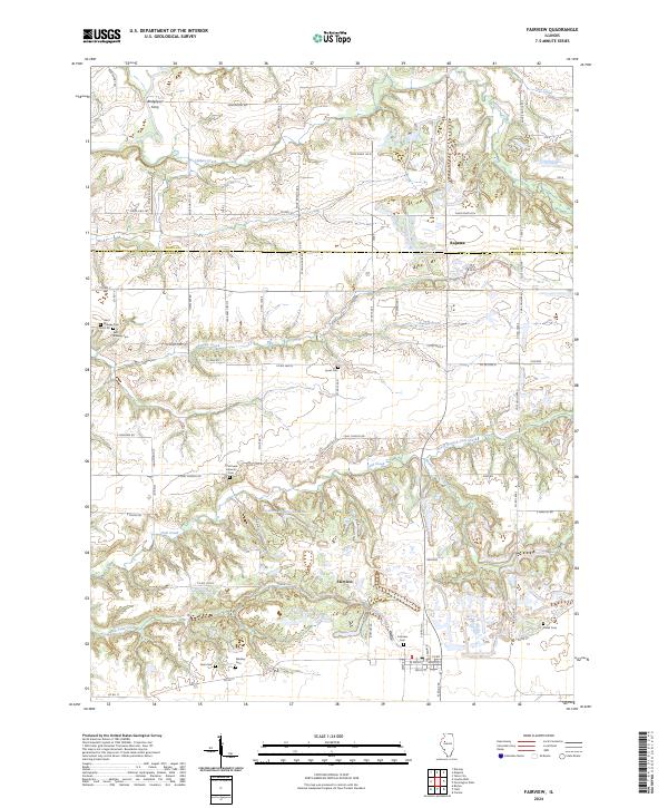 USGS Topographic Map – Fairview