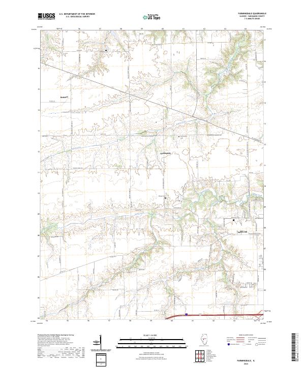 USGS Topographic Map – Farmingdale