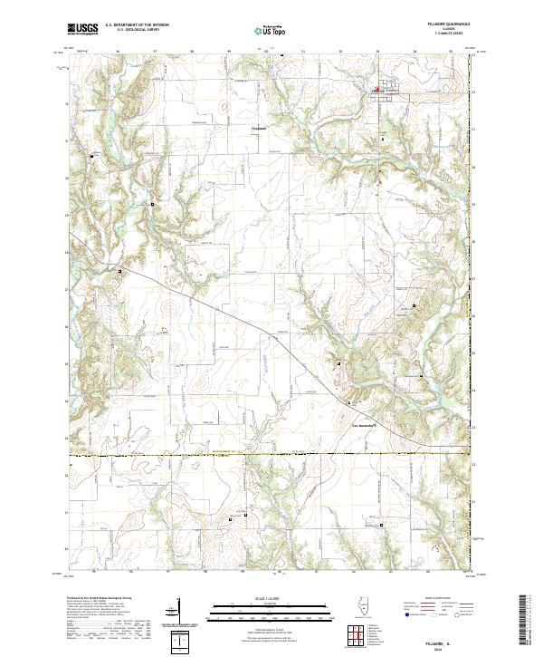 USGS Topographic Map – Fillmore