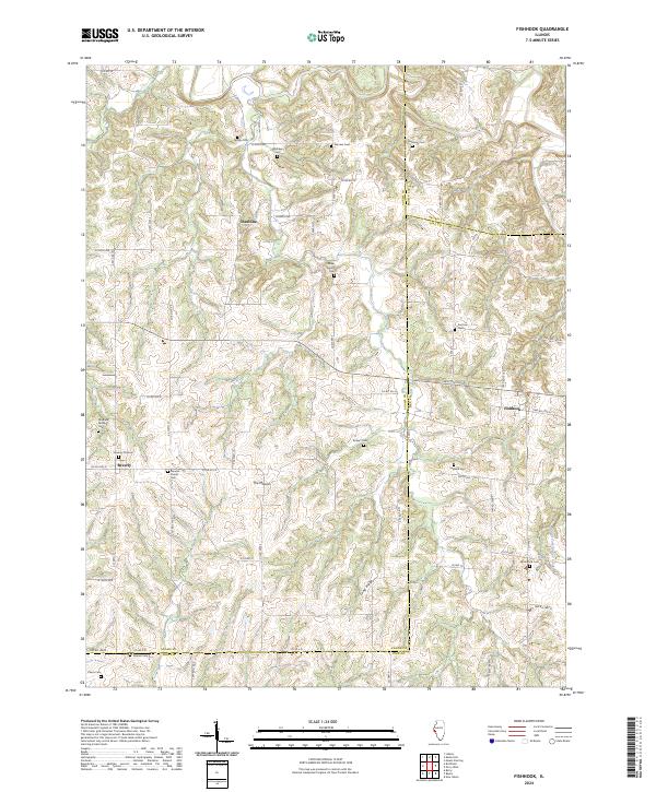 USGS Topographic Map – Fishhook