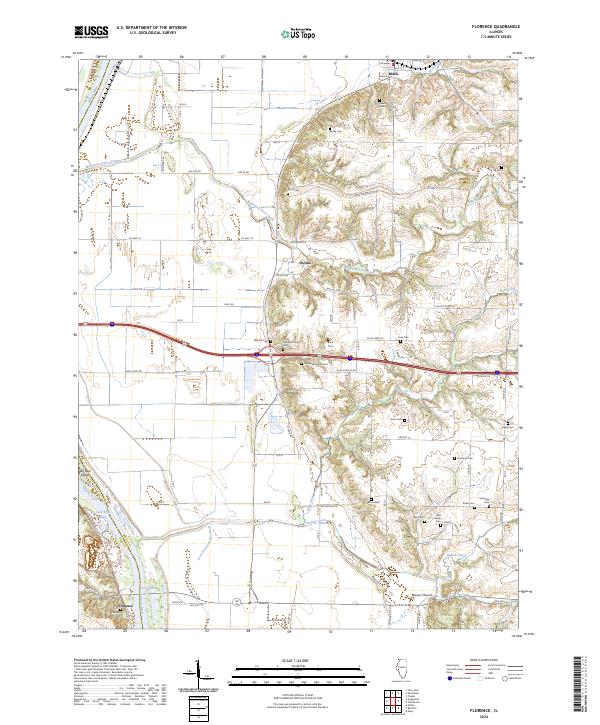 USGS Topographic Map – Florence