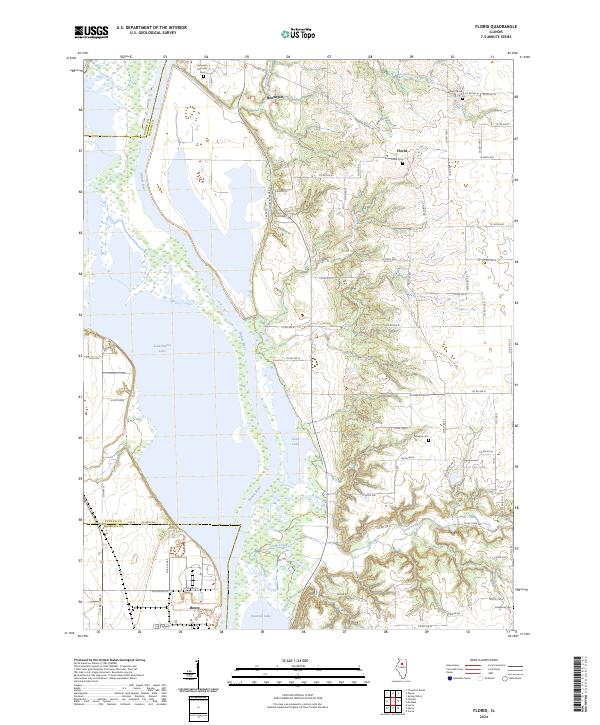 USGS Topographic Map – Florid
