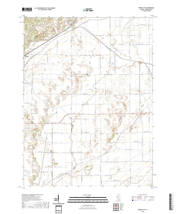 USGS Topographic Map – Forest City