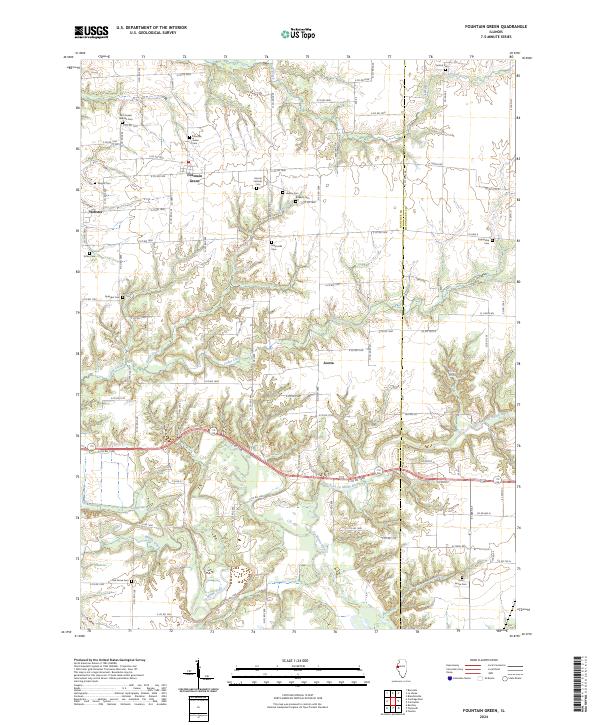 USGS Topographic Map – Fountain Green
