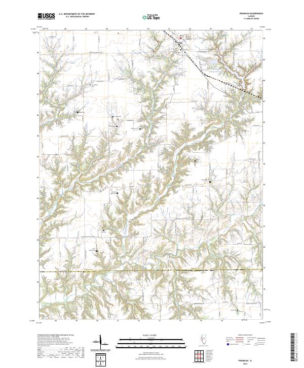 USGS Topographic Map – Franklin