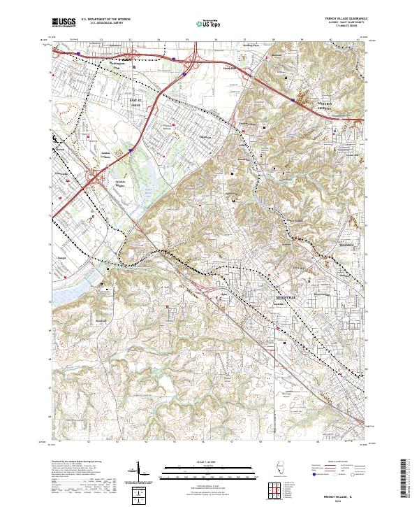 USGS Topographic Map – French Village