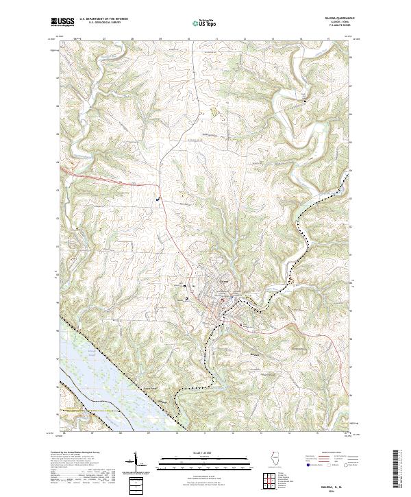 USGS Topographic Map – Galena