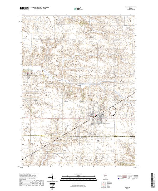 USGS Topographic Map – Galva