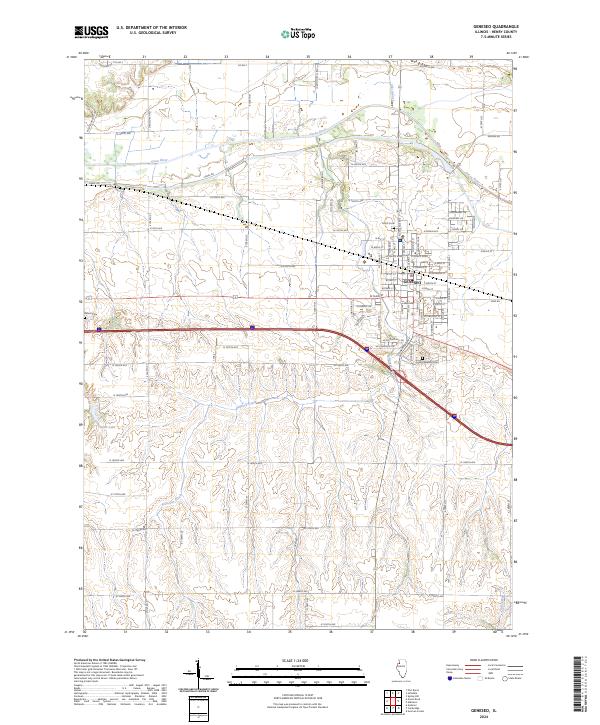 USGS Topographic Map – Geneseo