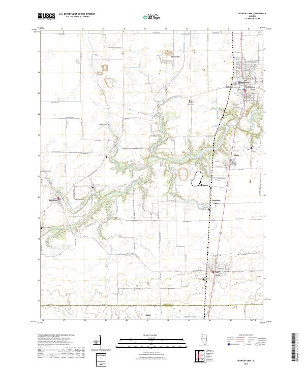USGS Topographic Map – Georgetown