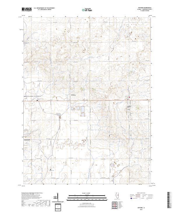 USGS Topographic Map – Gifford