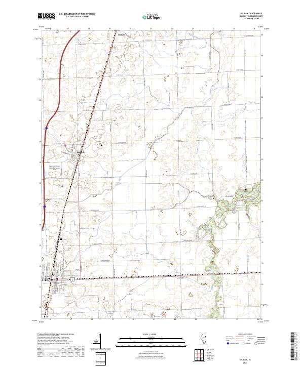 USGS Topographic Map – Gilman