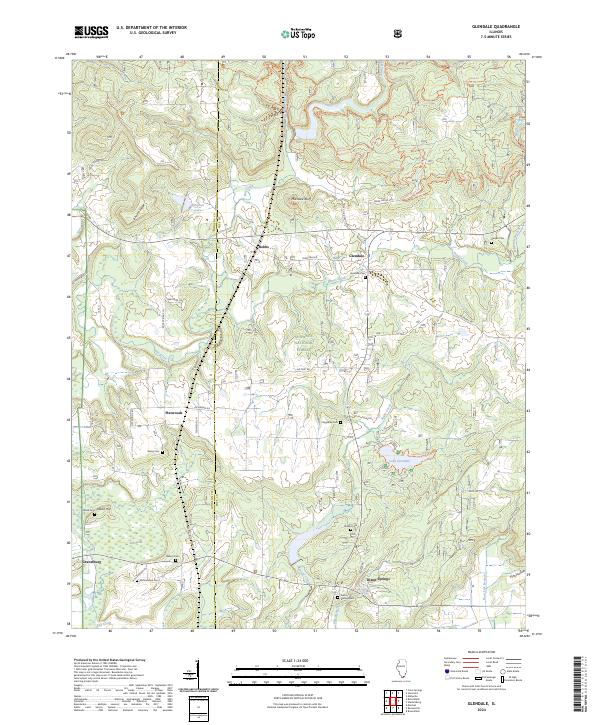 USGS Topographic Map – Glendale