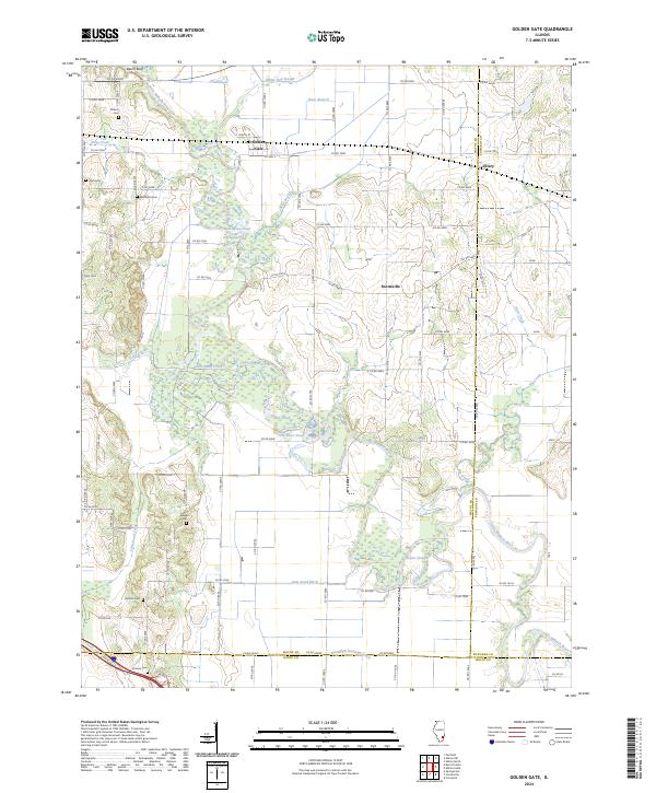 USGS Topographic Map – Golden Gate
