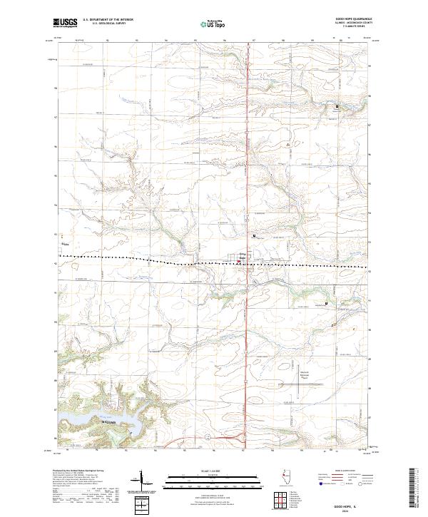USGS Topographic Map – Good Hope