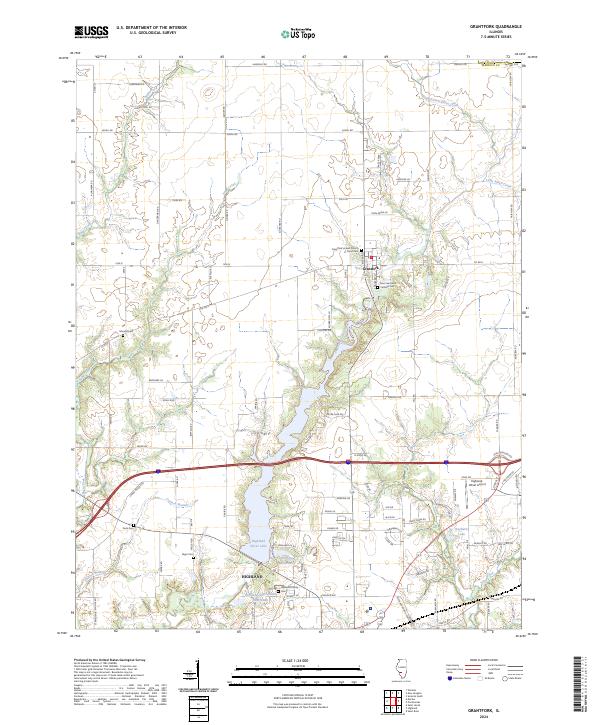 USGS Topographic Map – Grantfork
