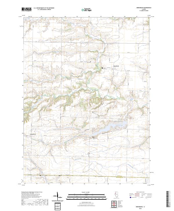 USGS Topographic Map – Greenbush