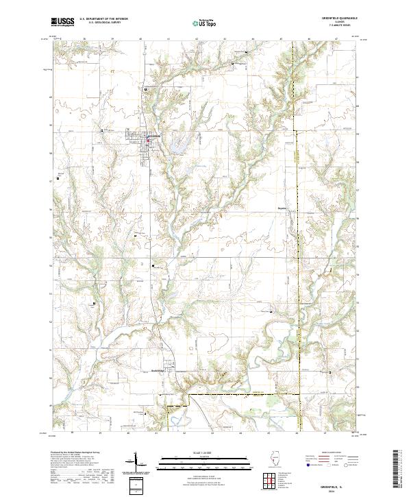 USGS Topographic Map – Greenfield