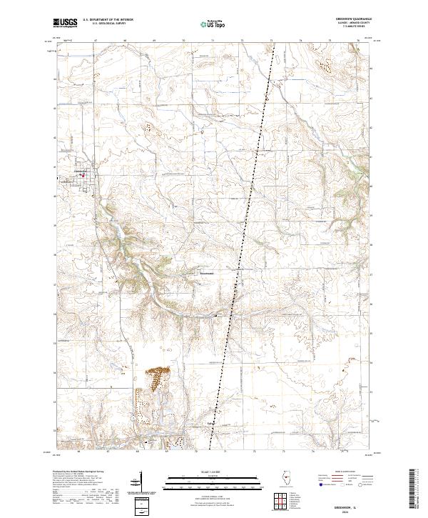 USGS Topographic Map – Greenview