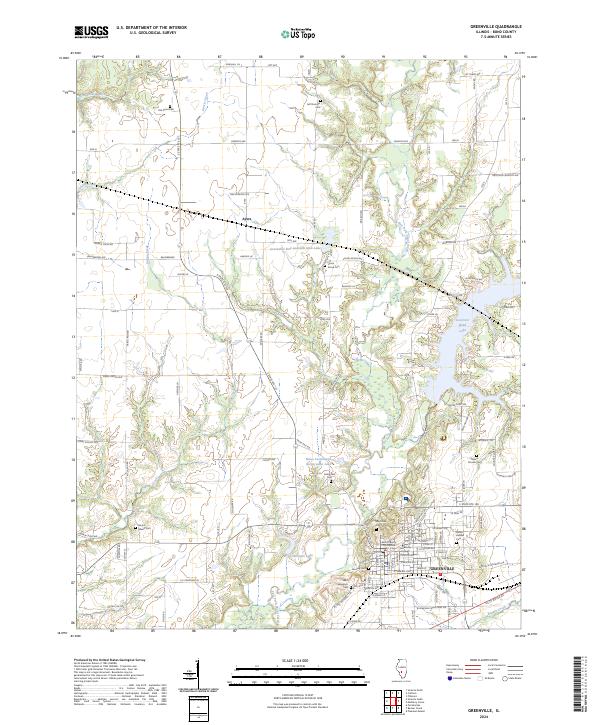 USGS Topographic Map – Greenville