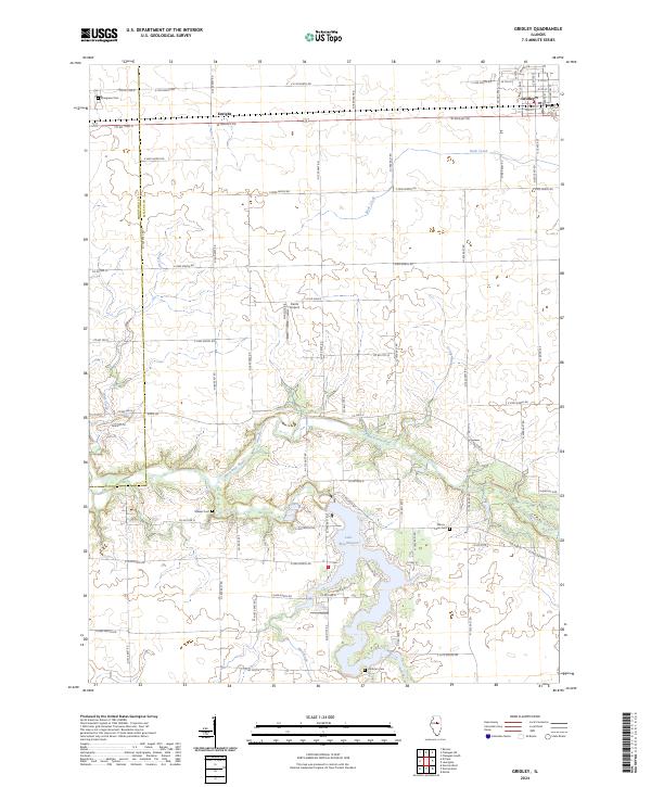USGS Topographic Map – Gridley