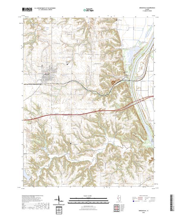 USGS Topographic Map – Griggsville