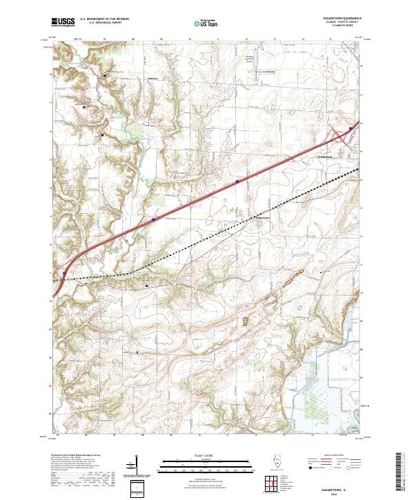 USGS Topographic Map – Hagarstown
