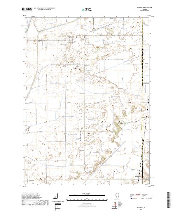USGS Topographic Map – Hahnaman