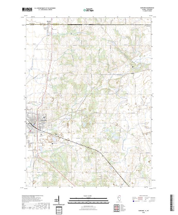 USGS Topographic Map – Harvard