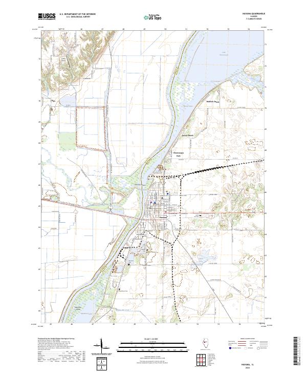 USGS Topographic Map – Havana