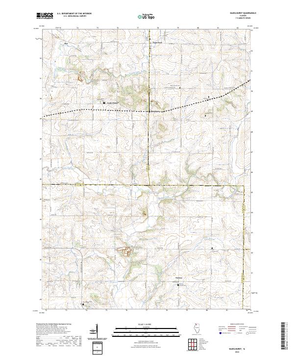 USGS Topographic Map – Hazelhurst