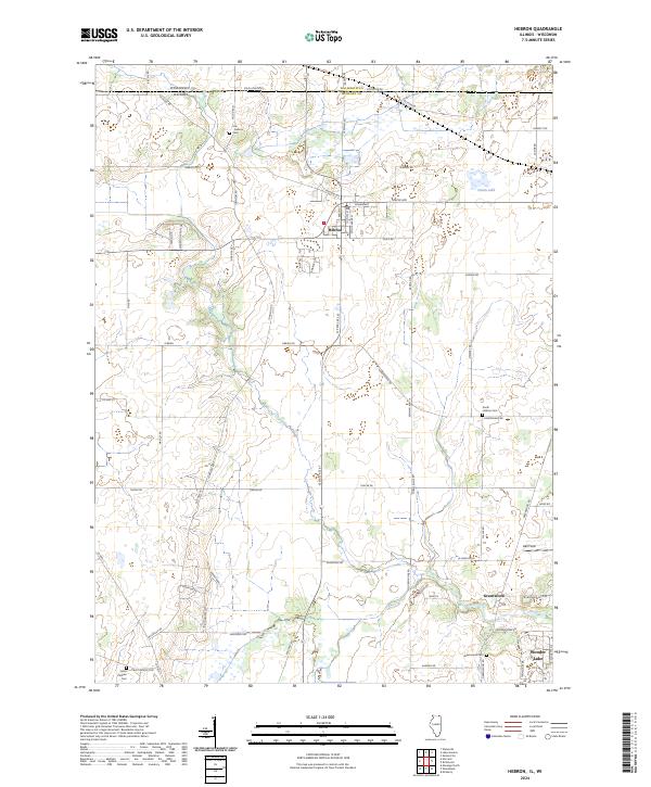 USGS Topographic Map – Hebron