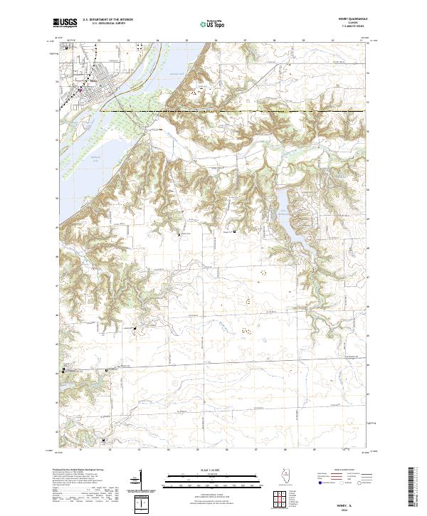 USGS Topographic Map – Henry
