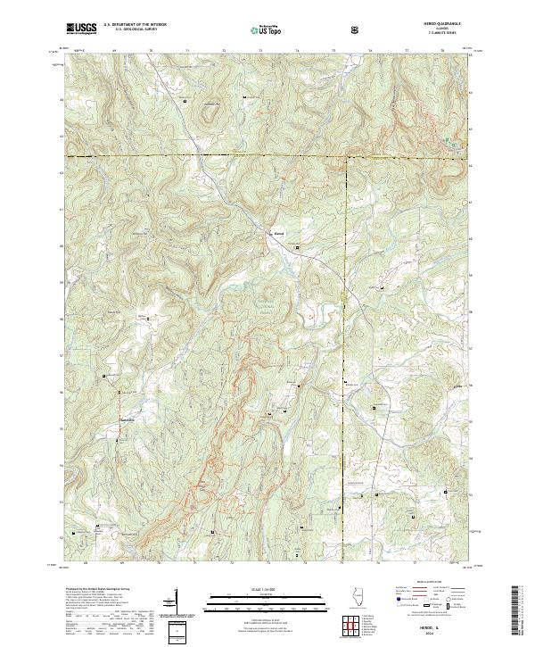 USGS Topographic Map – Herod