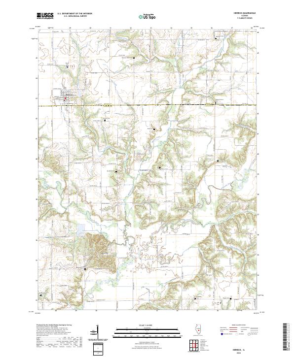 USGS Topographic Map – Herrick