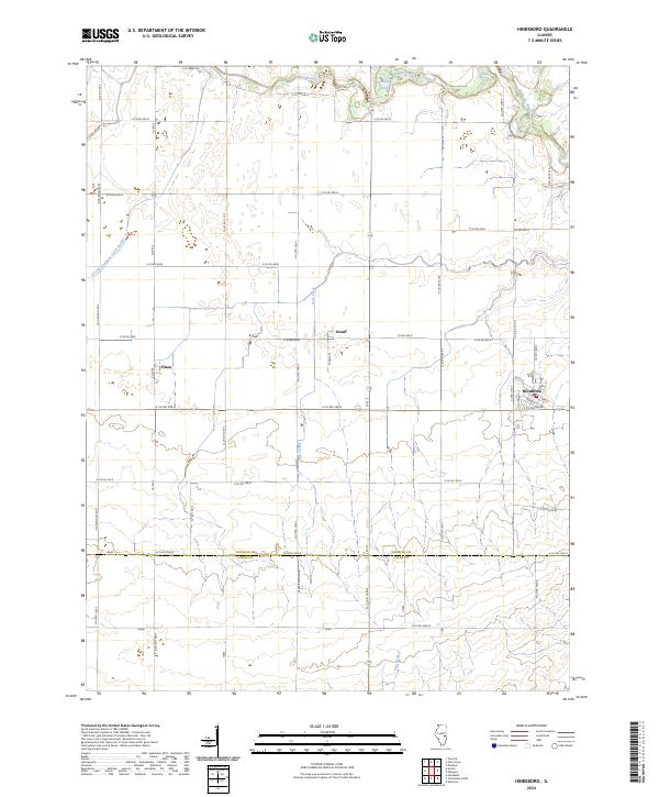 USGS Topographic Map – Hindsboro