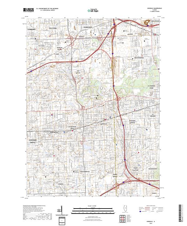 USGS Topographic Map – Hinsdale
