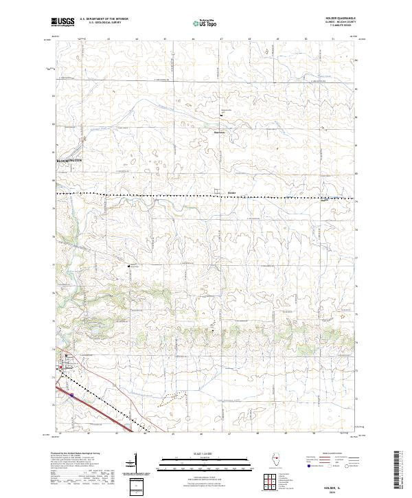 USGS Topographic Map – Holder