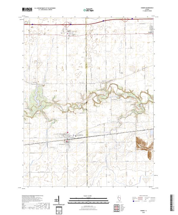 USGS Topographic Map – Homer