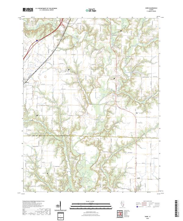 USGS Topographic Map – Hord