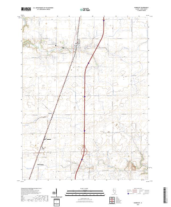 USGS Topographic Map – Humboldt