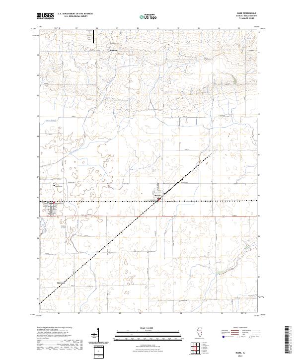 USGS Topographic Map – Hume