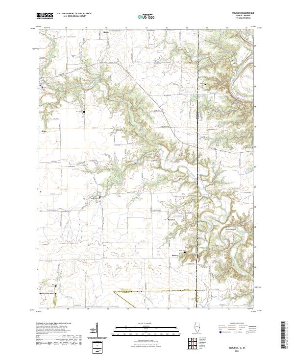 USGS Topographic Map – Humrick