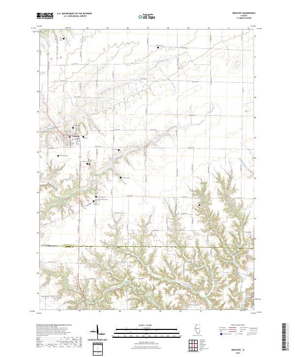 USGS Topographic Map – Industry