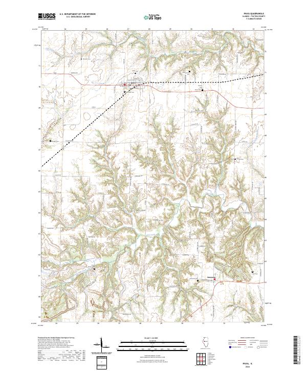 USGS Topographic Map – Ipava