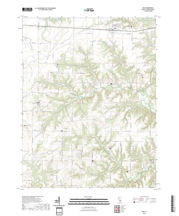 USGS Topographic Map – Iuka