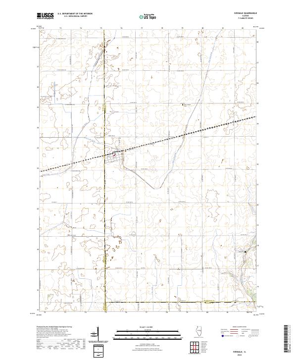 USGS Topographic Map – Ivesdale